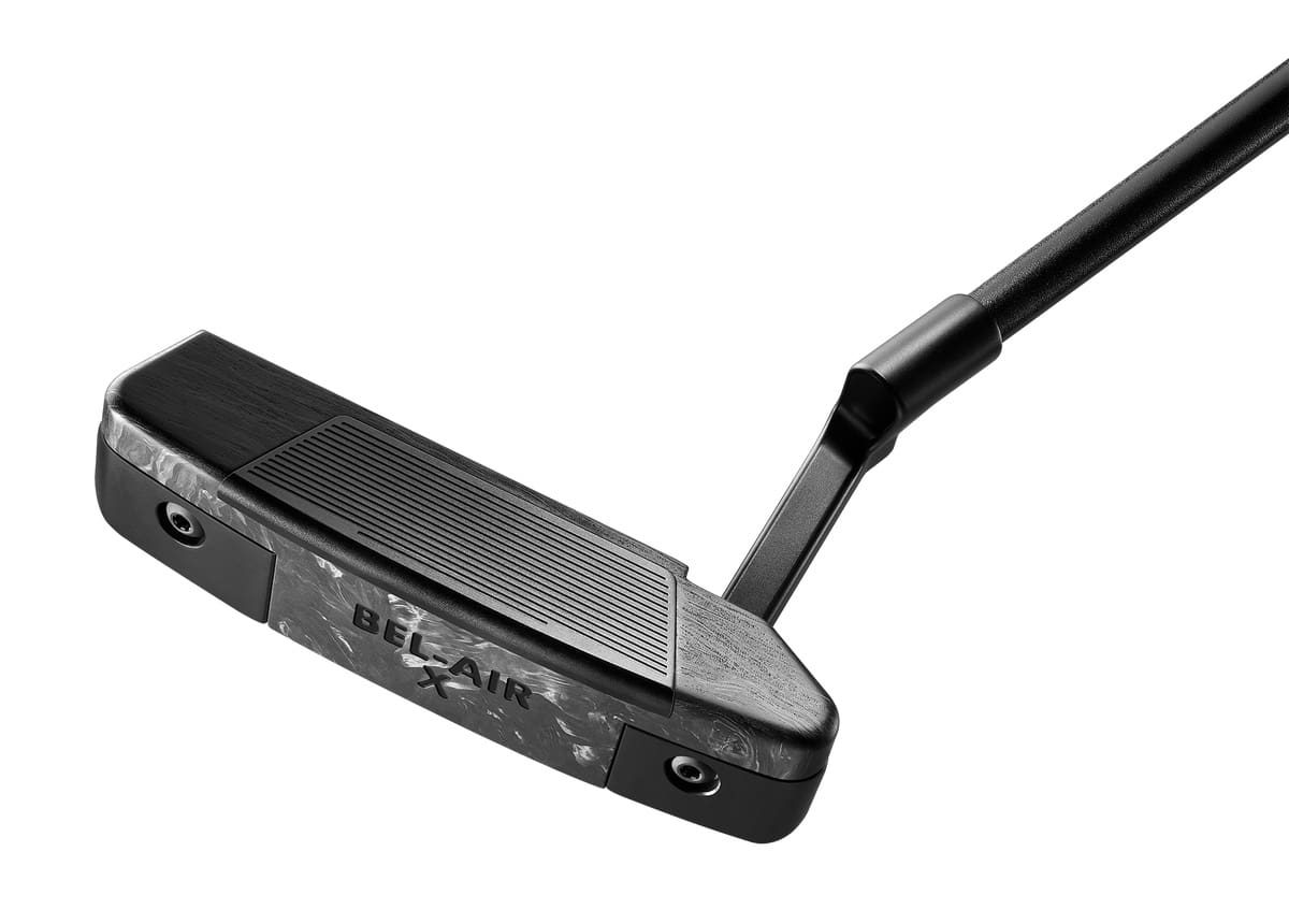 LA Golf Bel-Air X Putter on seamless white background.