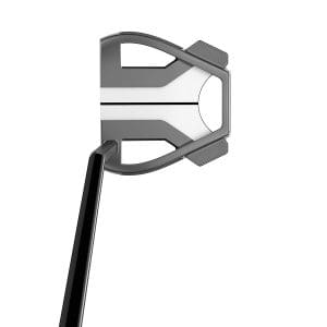 TaylorMade Spider Tour X with alignment line on white background. 